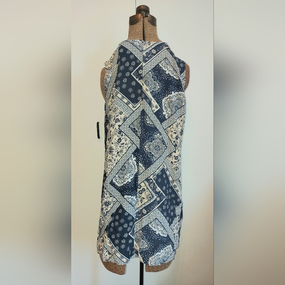 Suzy Shier Boho midi dress with floral geometric pattern size XL - Picture 3 of 6